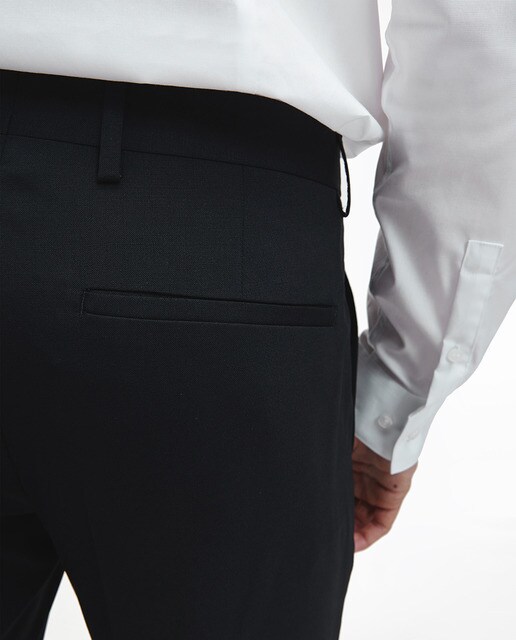 Pantalón de traje de hombre slim negro · Calvin Klein · El Corte Inglés