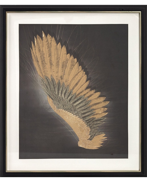 Imagen 0 de Cuadro mdf cristal alas enmarcado