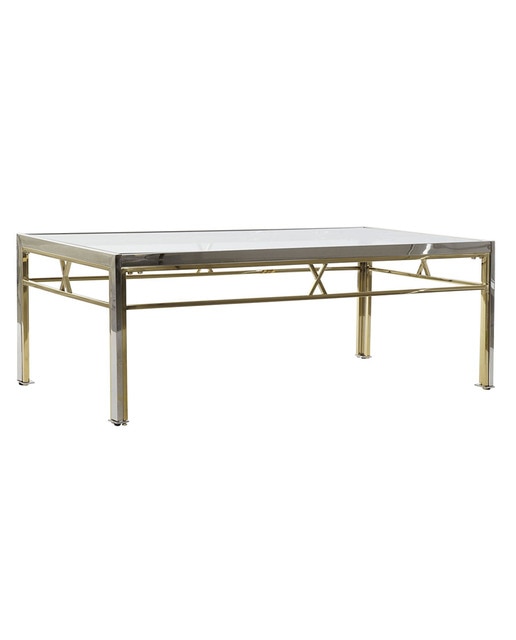 Imagen 0 de Mesa café acero y cristal