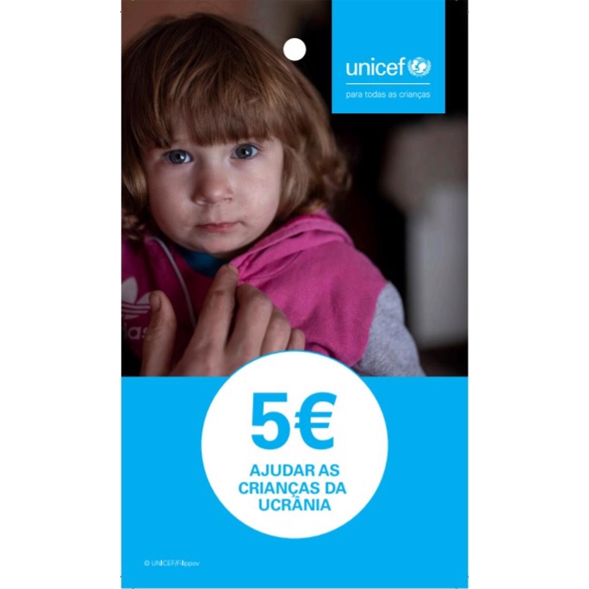 Ajuda de Emergência Humanitária Ucrânia - UNICEF Donativo de 5€ 1