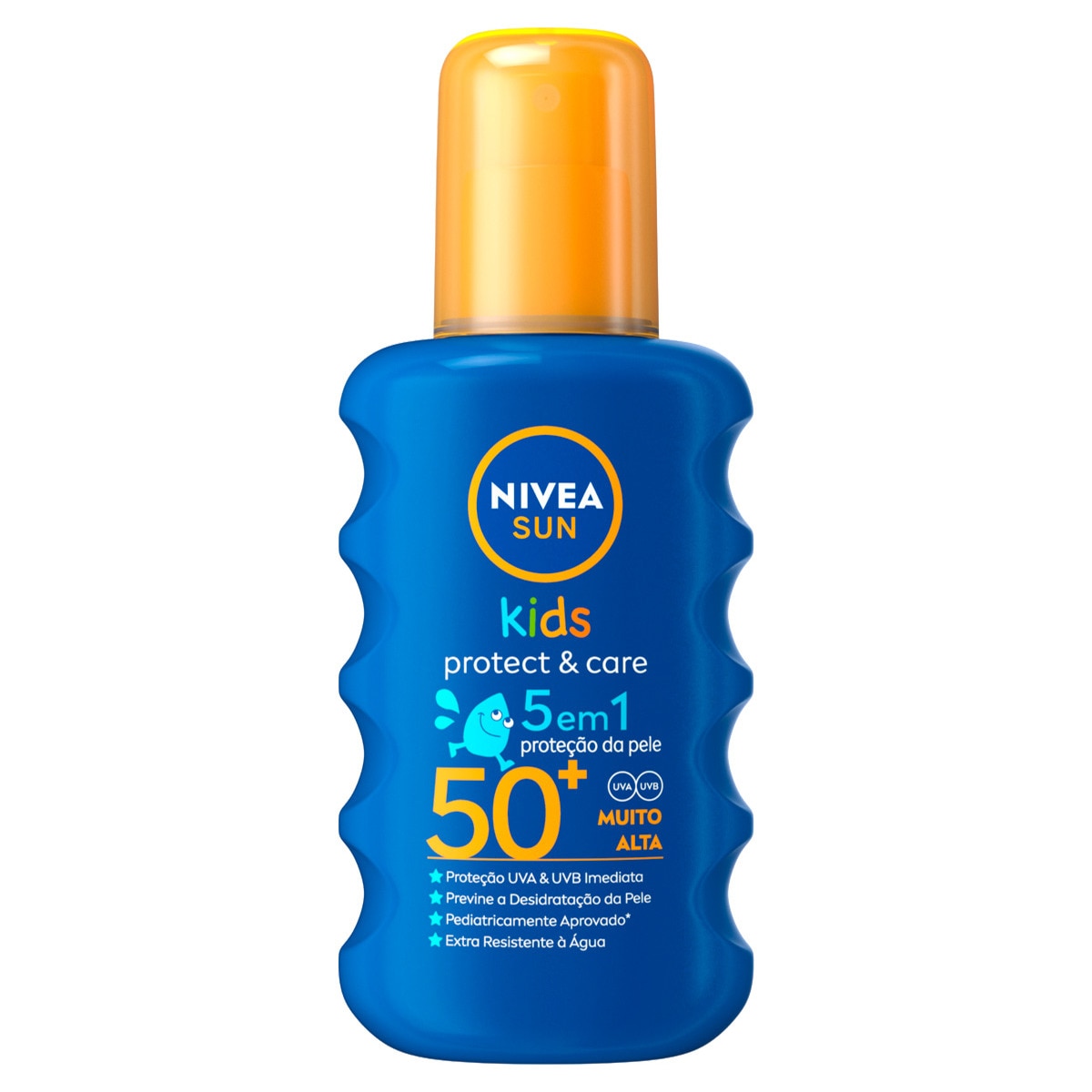 Protetor Solar Kids Care FP 50 + 5 em 1 Protect & Care embalagem 200 ml