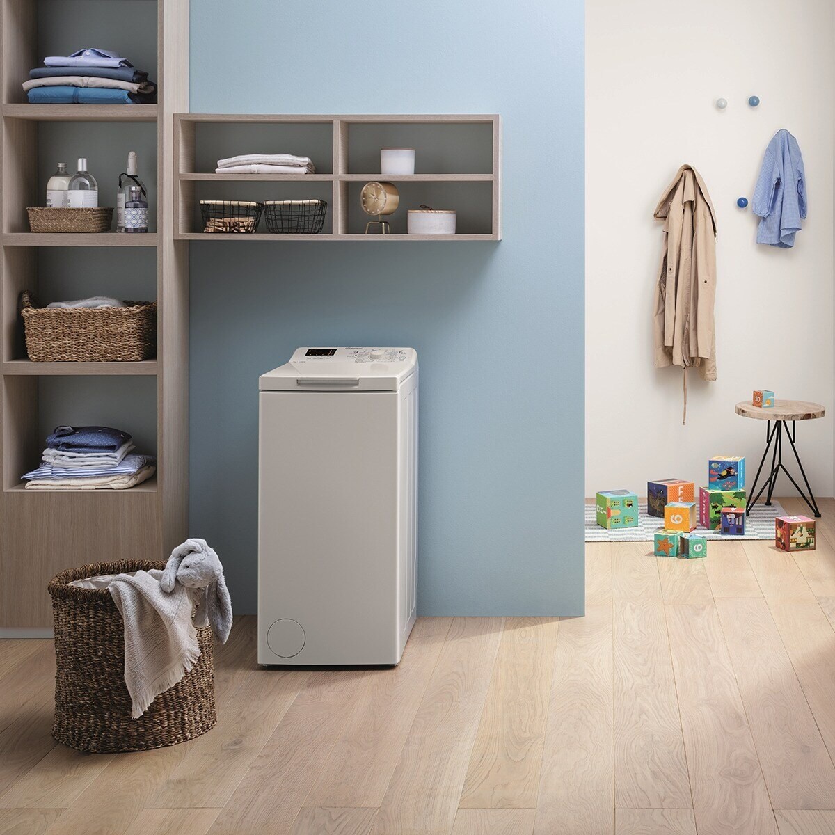 Máquina de Lavar Roupa Indesit BTW S72200 SP/N Carga Superior de 7 kg e de 1200 rpm - Branco Branco-8