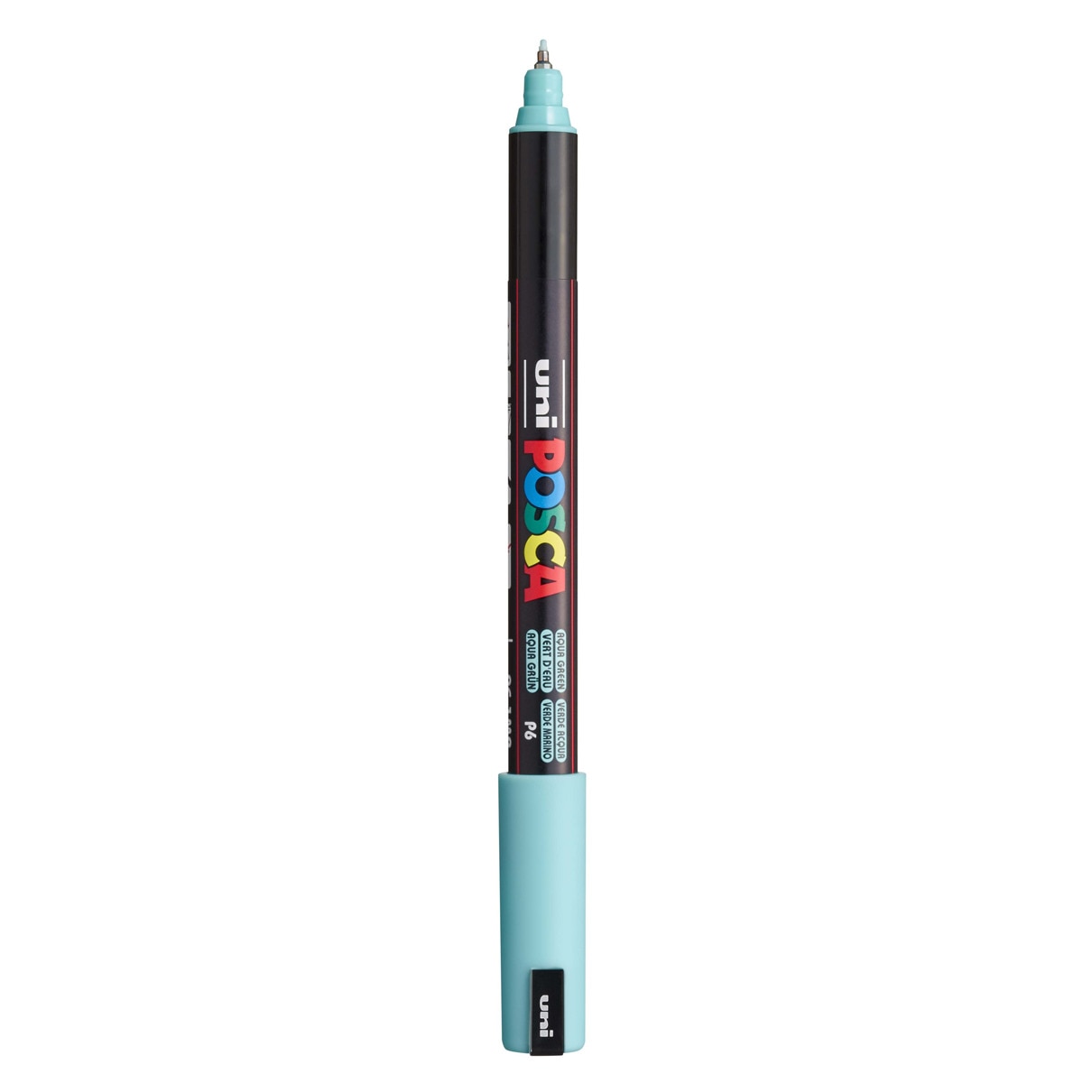Marcador de pintura base agua 0,4 mm. Uni Posca Verde agua Verde Agua-2