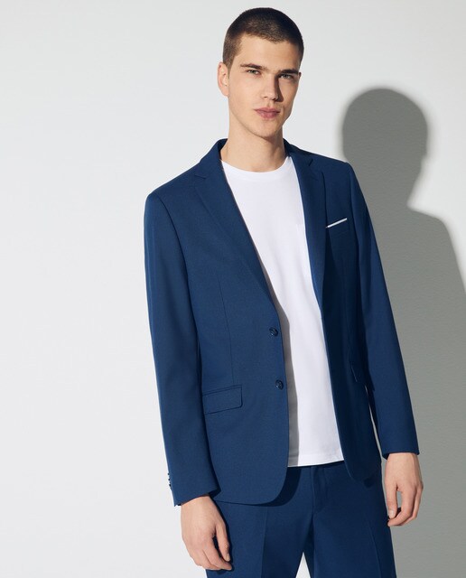 Chaqueta de traje de hombre slim azul marino · Easy Wear · El Corte Inglés