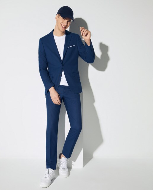 Chaqueta de traje de hombre slim azul marino · Easy Wear · El Corte Inglés