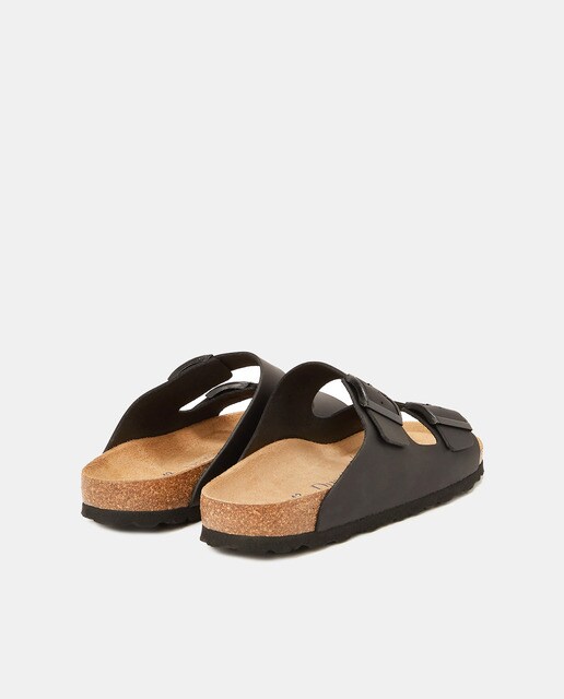 Sandalias de hombre en piel con doble tira con hebilla · Dustin · El Corte  Inglés