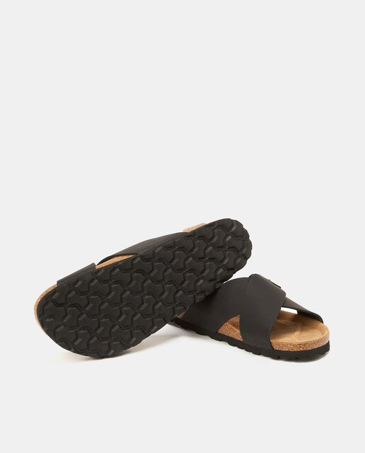 Sandalias de hombre en piel con tiras cruzadas · Dustin · El Corte Inglés