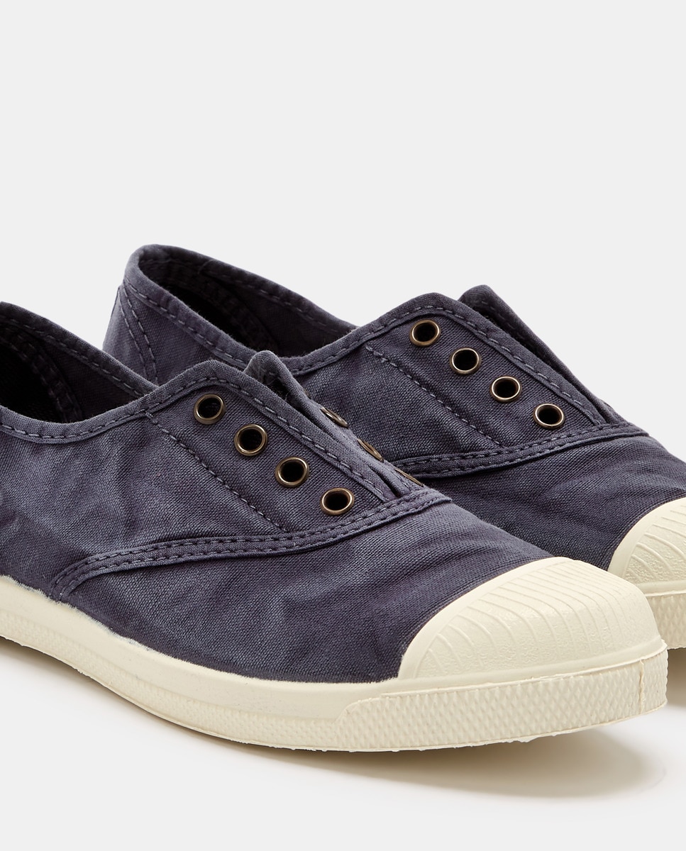 Natural World Zapatilla Deportiva En Ingles Lonetas Sin Cordones