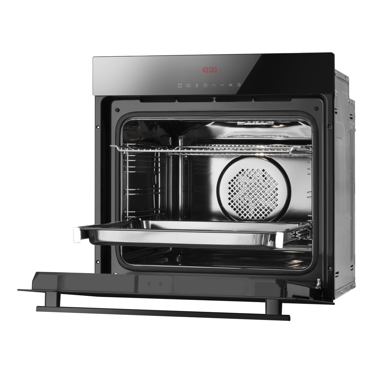 Horno multifunción Fagor con limpieza a vapor - 8H-195CTN Cristal negro-4