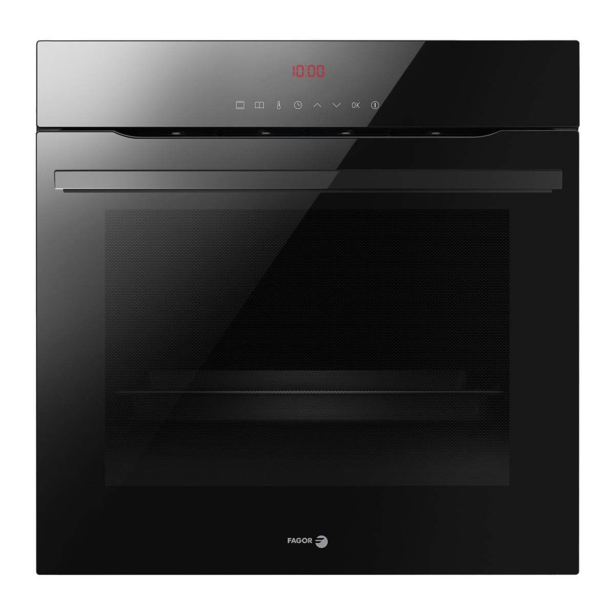 Horno multifunción Fagor con limpieza a vapor - 8H-195CTN Cristal negro-1