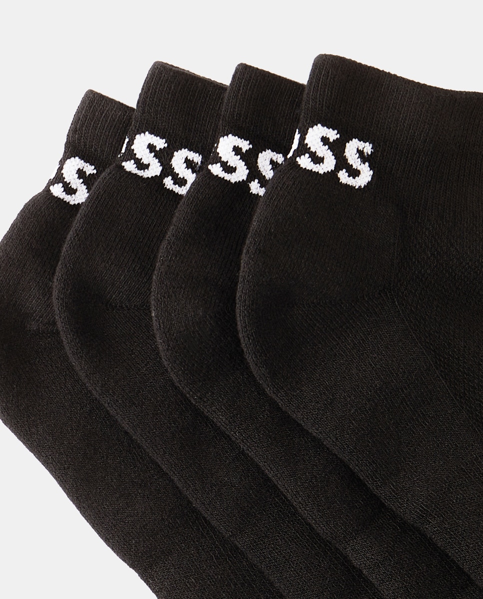 Pack de dois pares de meias Preto-4