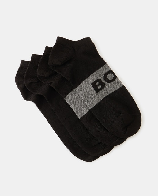 Imagen 0 de Pack de dos calcetines de hombre en color negro