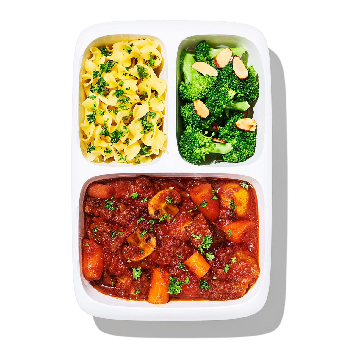 Recipiente Hermético com 3 Compartimentos Pre&Go Transparente-3