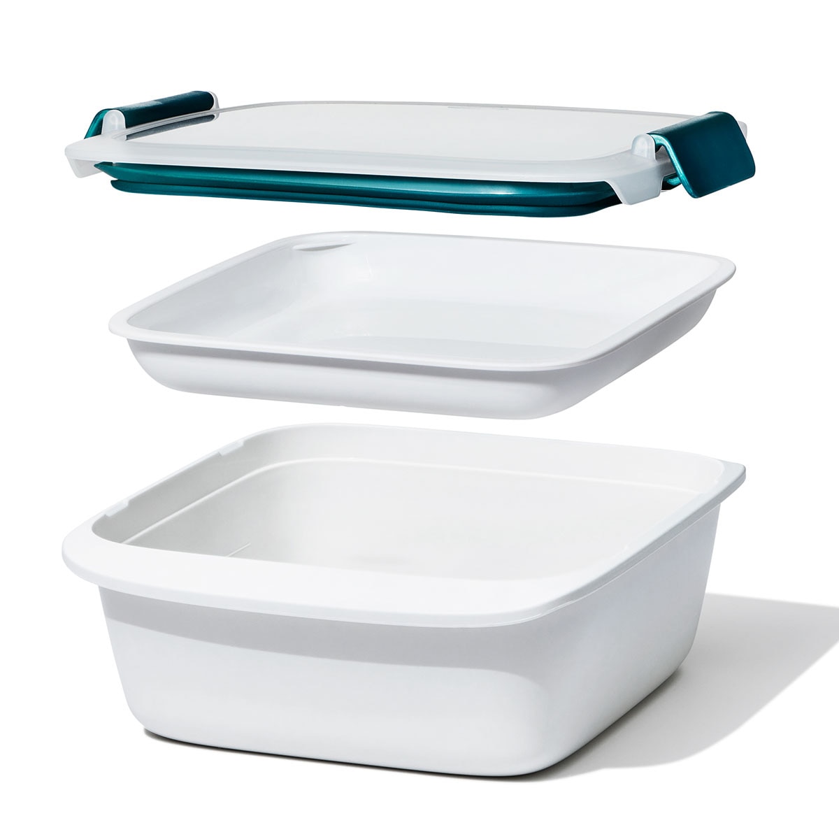 Recipiente Hermético para Saladas Pre&Go Transparente-3