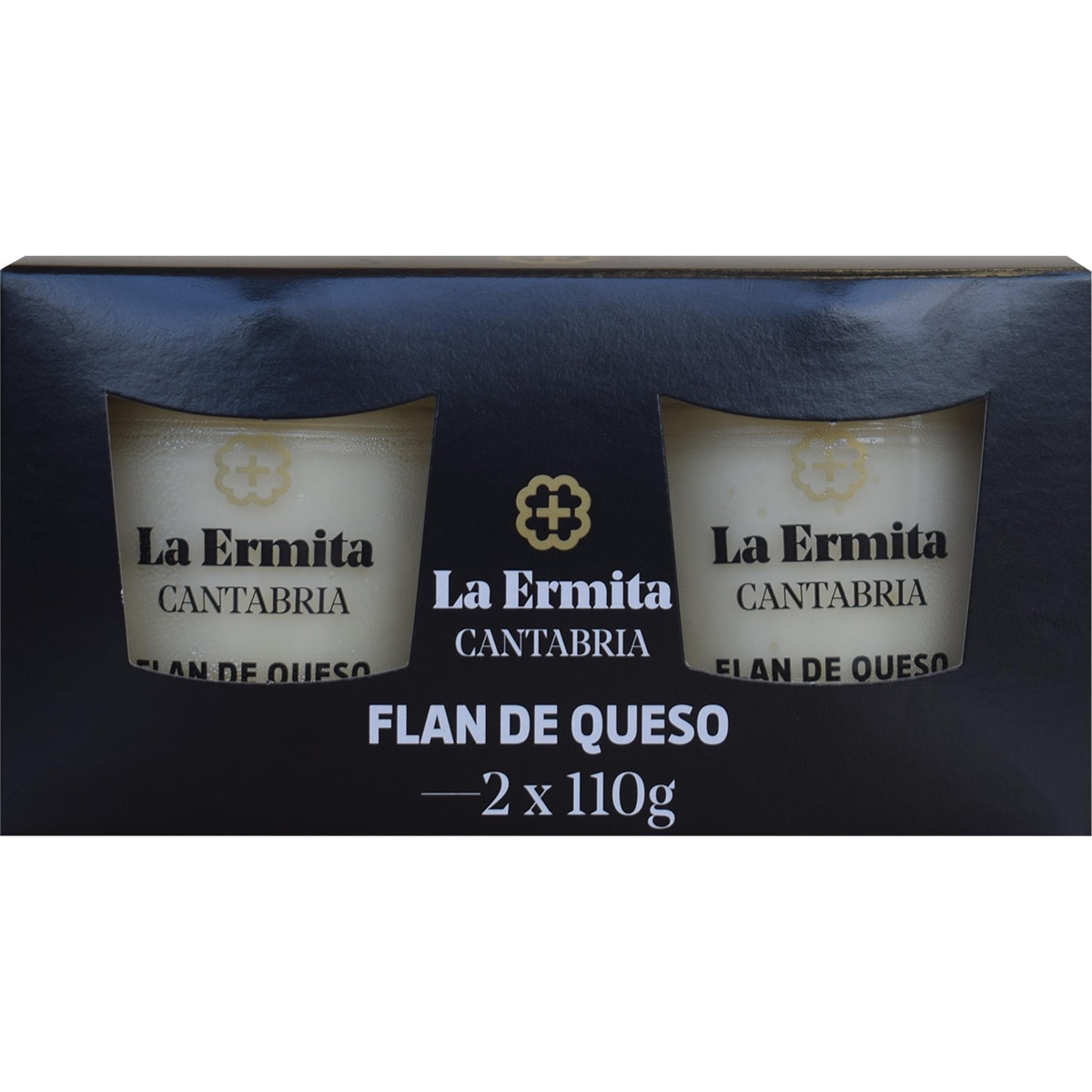 flan de queso sin gluten pack 2 unidades 110 g
