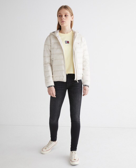 Plumífero ligero de mujer con capucha · Tommy Jeans · El Corte Inglés