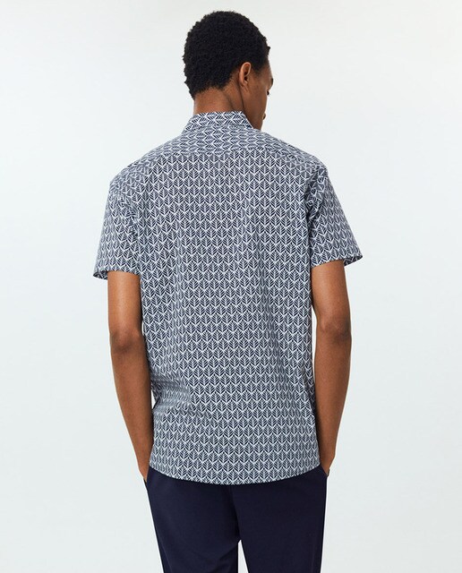 Camisa voile estampado de hombre · Sfera · El Corte Inglés