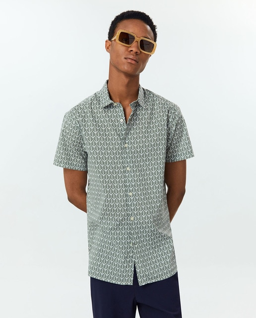 Camisa voile estampado de hombre · Sfera · El Corte Inglés