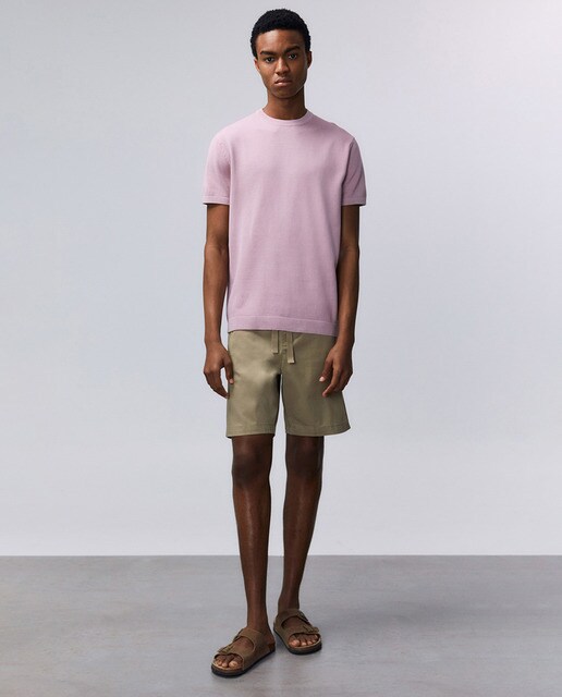 Bermuda beige con bolsillos de hombre · Sfera · El Corte Inglés