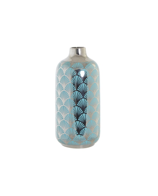 Imagen 0 de Jarrón porcelana cromado rosa