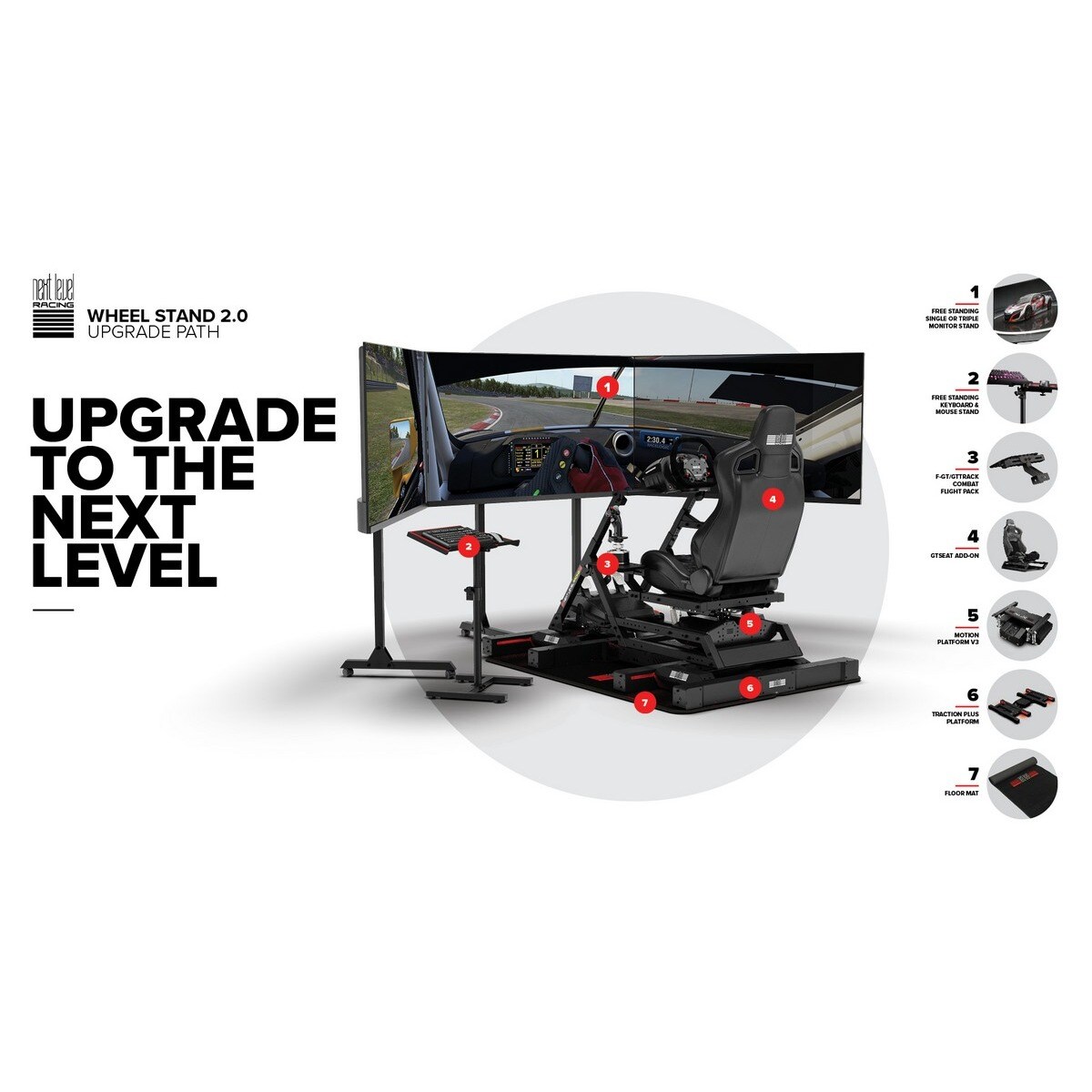Suporte Next Level Racing Wheel Stand 2.0 12
