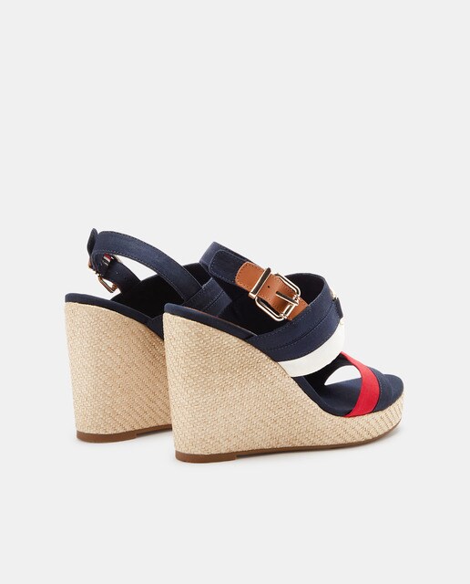 Sandalias de cuña de mujer en multicolor con logo · Tommy Hilfiger · El  Corte Inglés