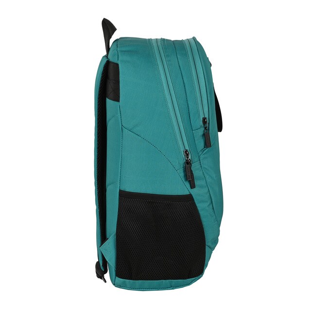 Mochila Adaptable A Carro Real Madrid Safta Verde Turquesa y Blanco · Safta  · El Corte Inglés