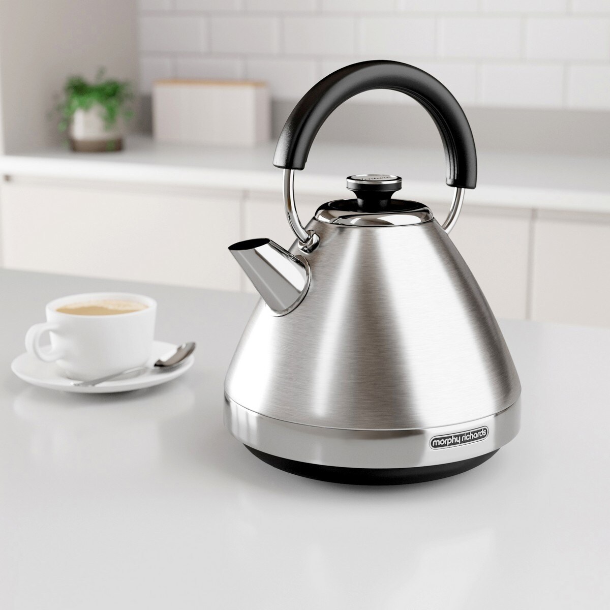 Jarro Elétrico Morphy Richards Linha Venture Pyramid 100130 de 2200 W e Capacidade de 1,5 Litros - Inox Inox-7