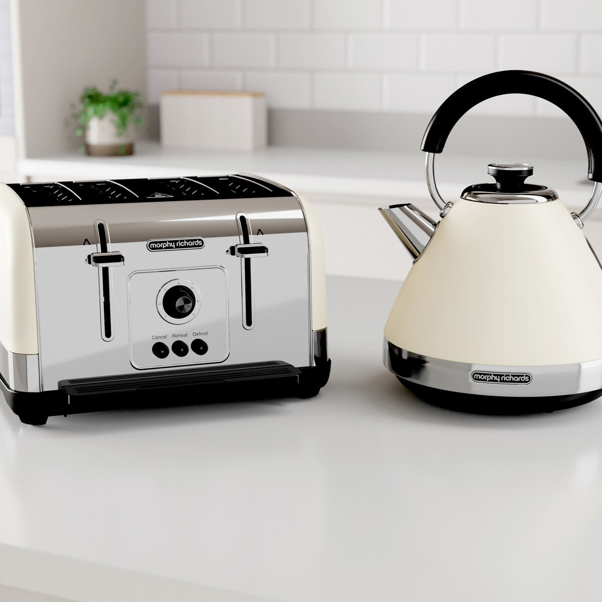 Jarro Elétrico Morphy Richards Linha Venture Pyramid 100132 de 2200 W e Capacidade de 1,5 Litros - Creme Creme-8
