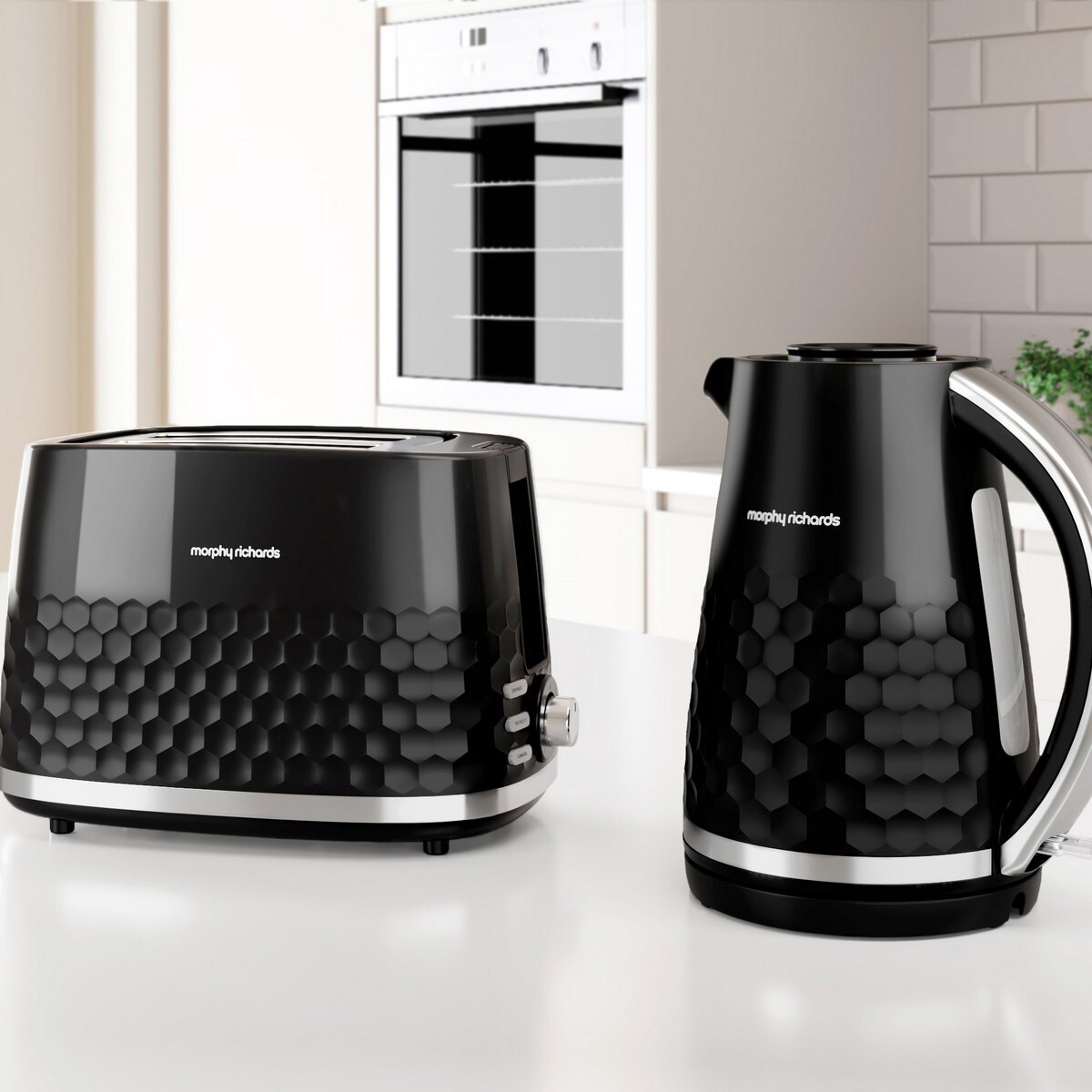 Torradeira Morphy Richards 220031 Linha Hive de 850 W com 2 Fendas Curtas - Preto Preto-7