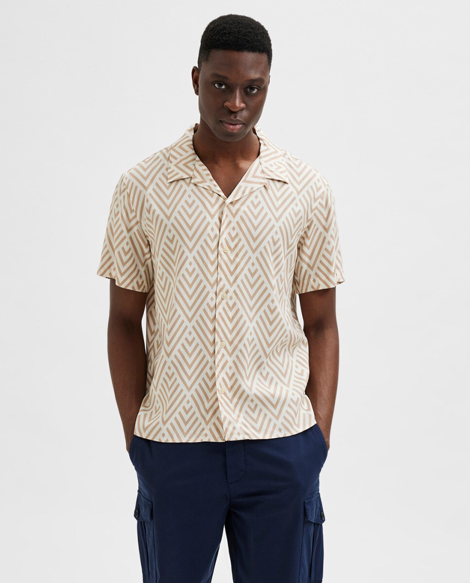 Camisa de hombre manga corta regular · Selected · El Corte Inglés