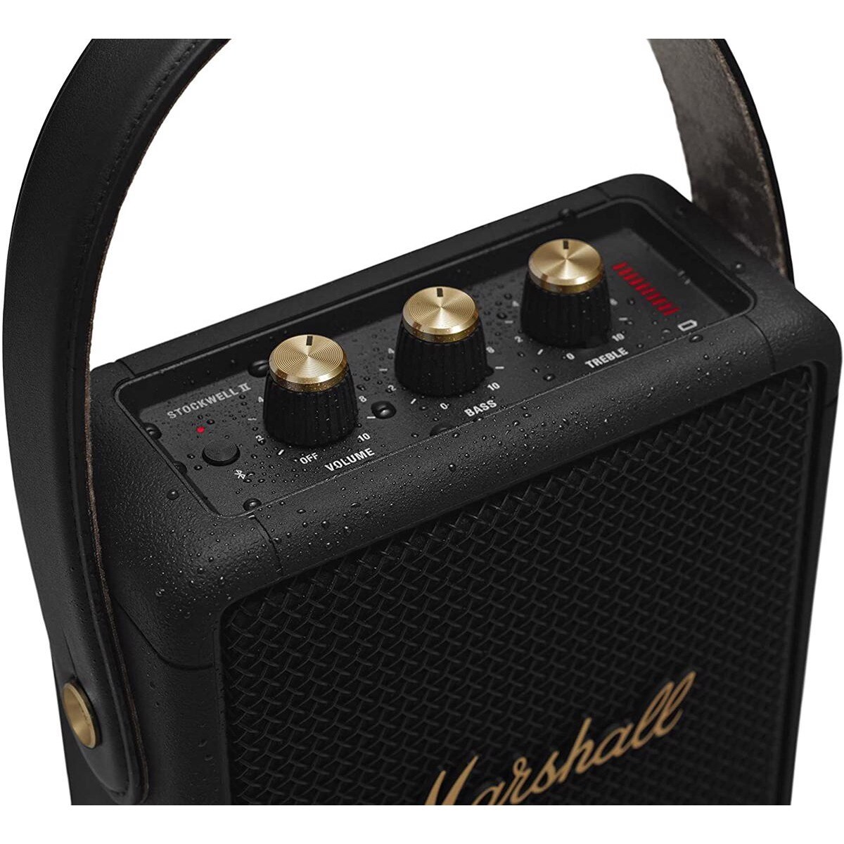 Coluna Bluetooth Marshall Stockwell II - Preto e Latão 4