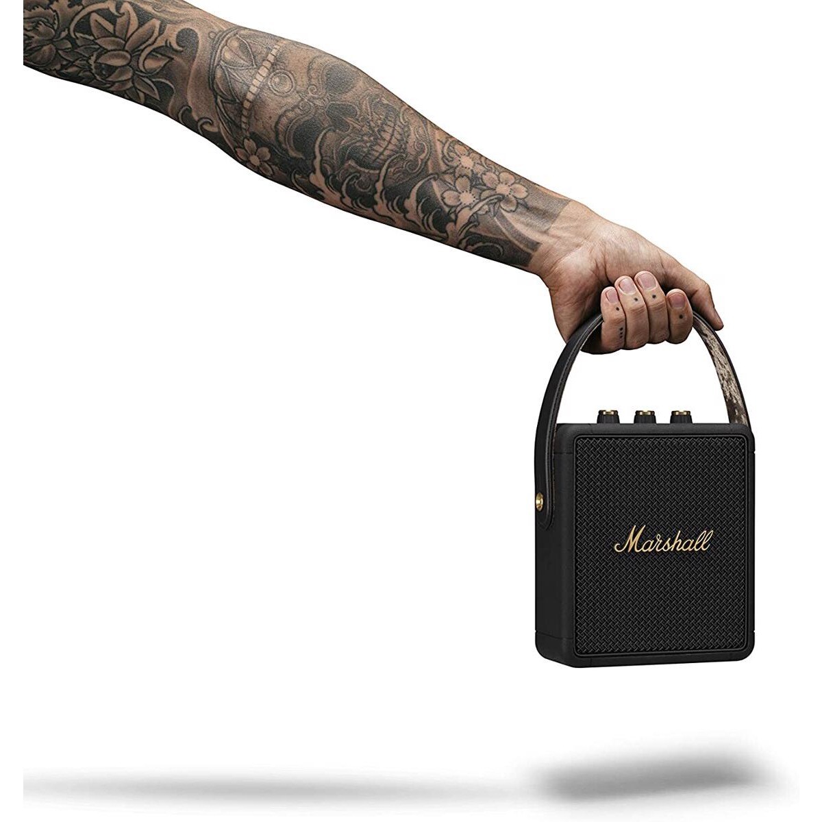 Coluna Bluetooth Marshall Stockwell II - Preto e Latão 2