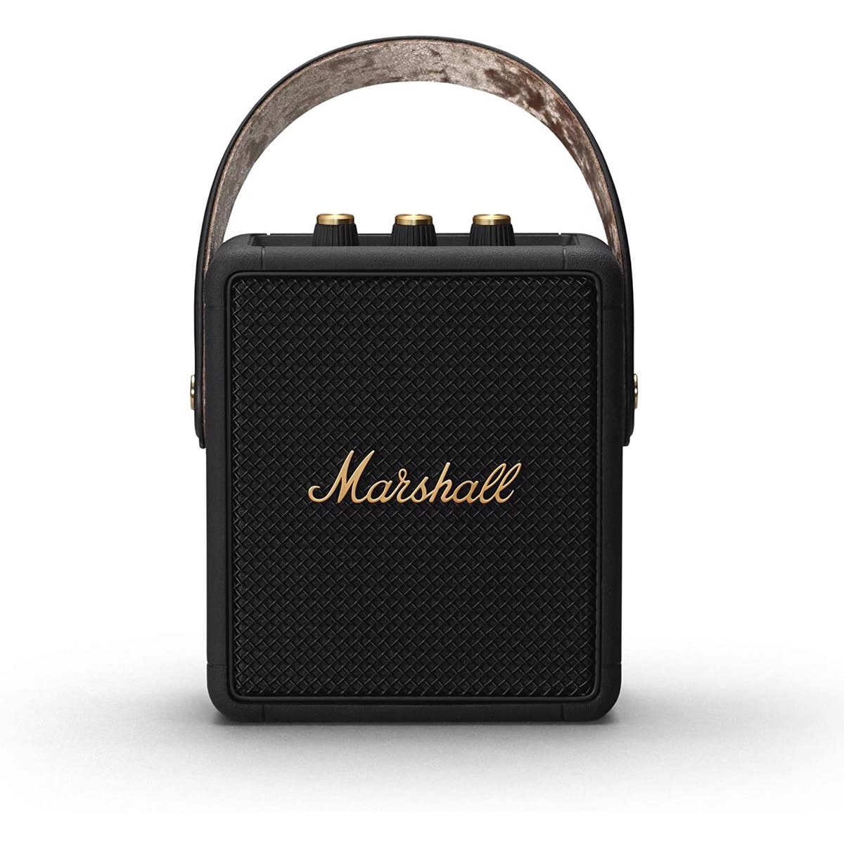 Coluna Bluetooth Marshall Stockwell II - Preto e Latão 1