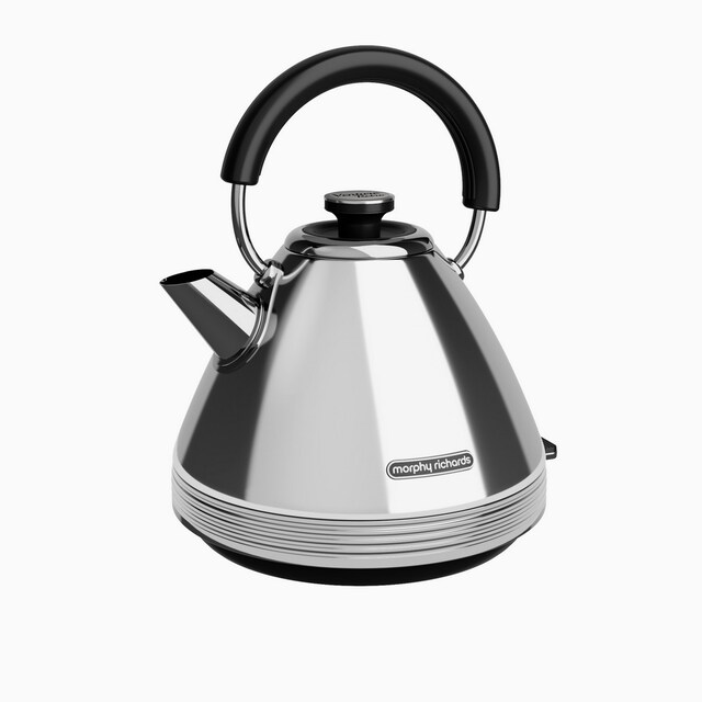 Imagem 0 de Jarro Elétrico Morphy Richards Linha Venture Pyramid 100330 de 2200 W e Capacidade de 1,5 Litros - Inox Cromado