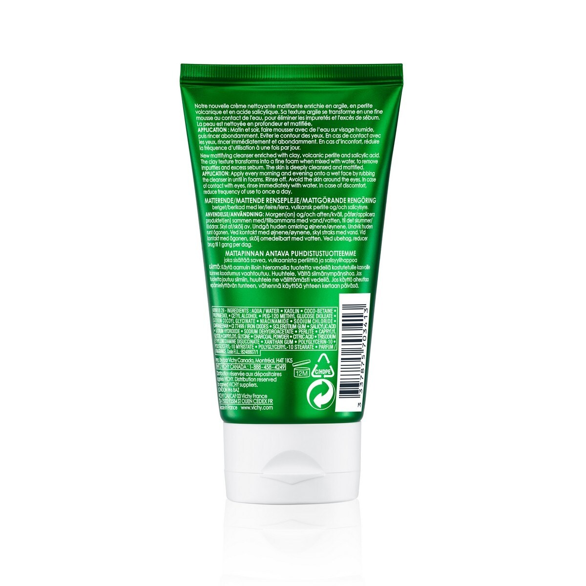 Gel Esfoliante 3 em 1 Normaderm 125ml Vichy 2