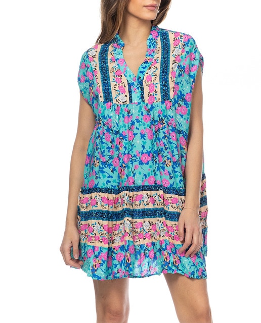 Imagen 0 de Vestido oversize estampado de flores