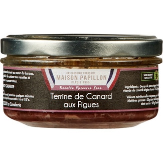 Terrina de Pato com Figos lata 130 g - Maison Papillon