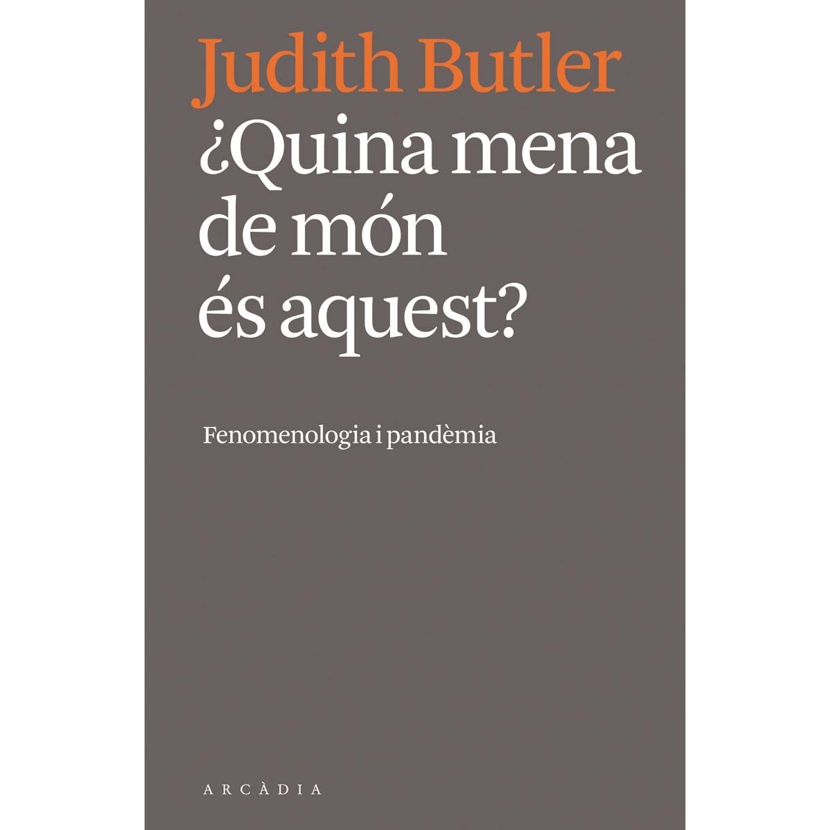 Imagem 0 de ¿quina mena de món és aquest?: Fenomenologia i pandèmia