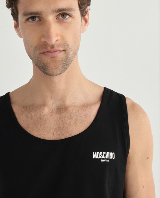 Camiseta de tirantes de hombre negra · Moschino · El Corte Inglés