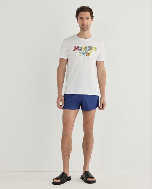 Camiseta de manga corta de hombre blanca · Moschino · El Corte Inglés