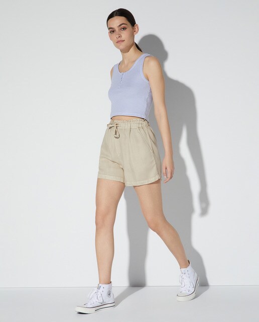 Short de mujer fluido con cordón · Easy Wear · El Corte Inglés