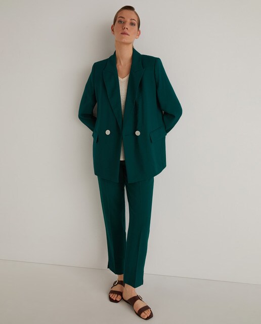 Blazer de mujer lisa fluida · Woman El Corte Inglés · El Corte Inglés