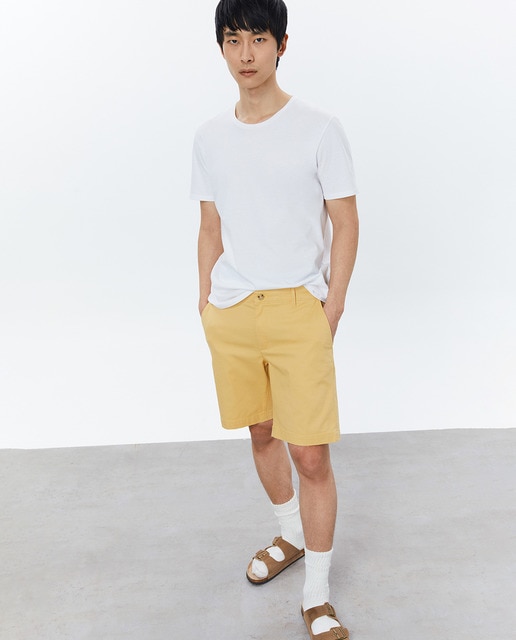 BERMUDA REGULAR FIT ESTILO CHINO