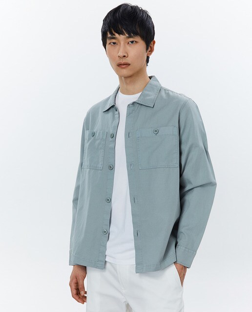 Sobrecamisa lino algodón · Sfera · El Corte Inglés