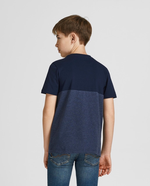 Camiseta de niño de manga corta en color azul · Jack \u0026 Jones · El Corte  Inglés