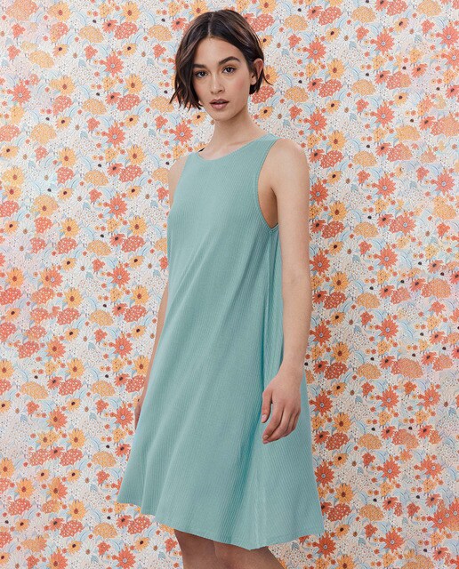 Vestido canalé · Sfera · El Corte Inglés