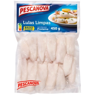 Lulas Limpas 20/40 Unidades embalagem 450 g - Pescanova