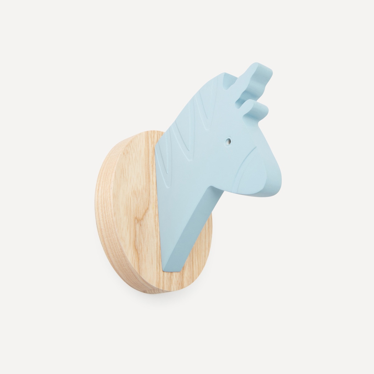Patère en bois Licorne