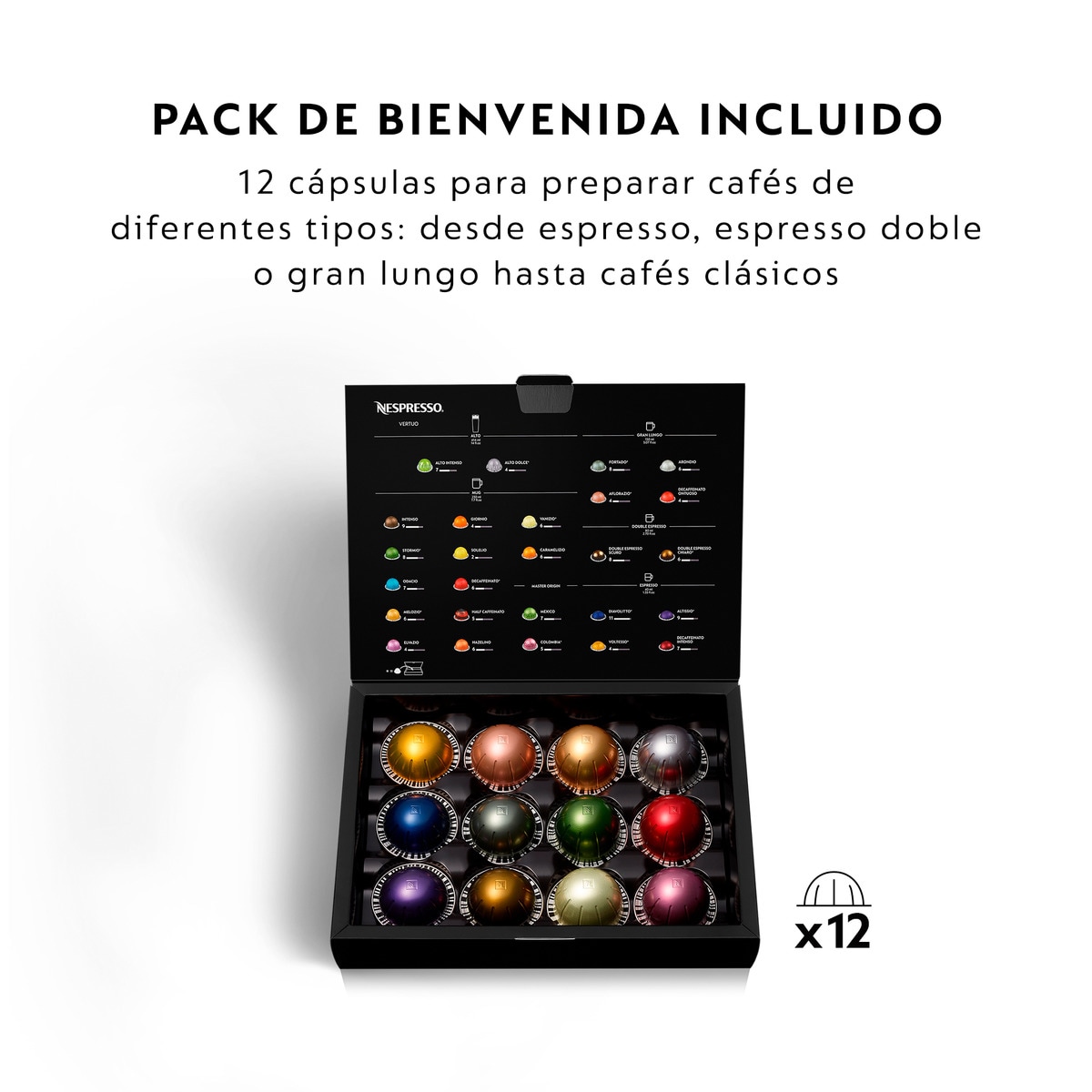 Cafetera de cápsulas Nespresso De'Longhi Vertuo Next para cápsulas Nespresso Vertuo Blanco-6